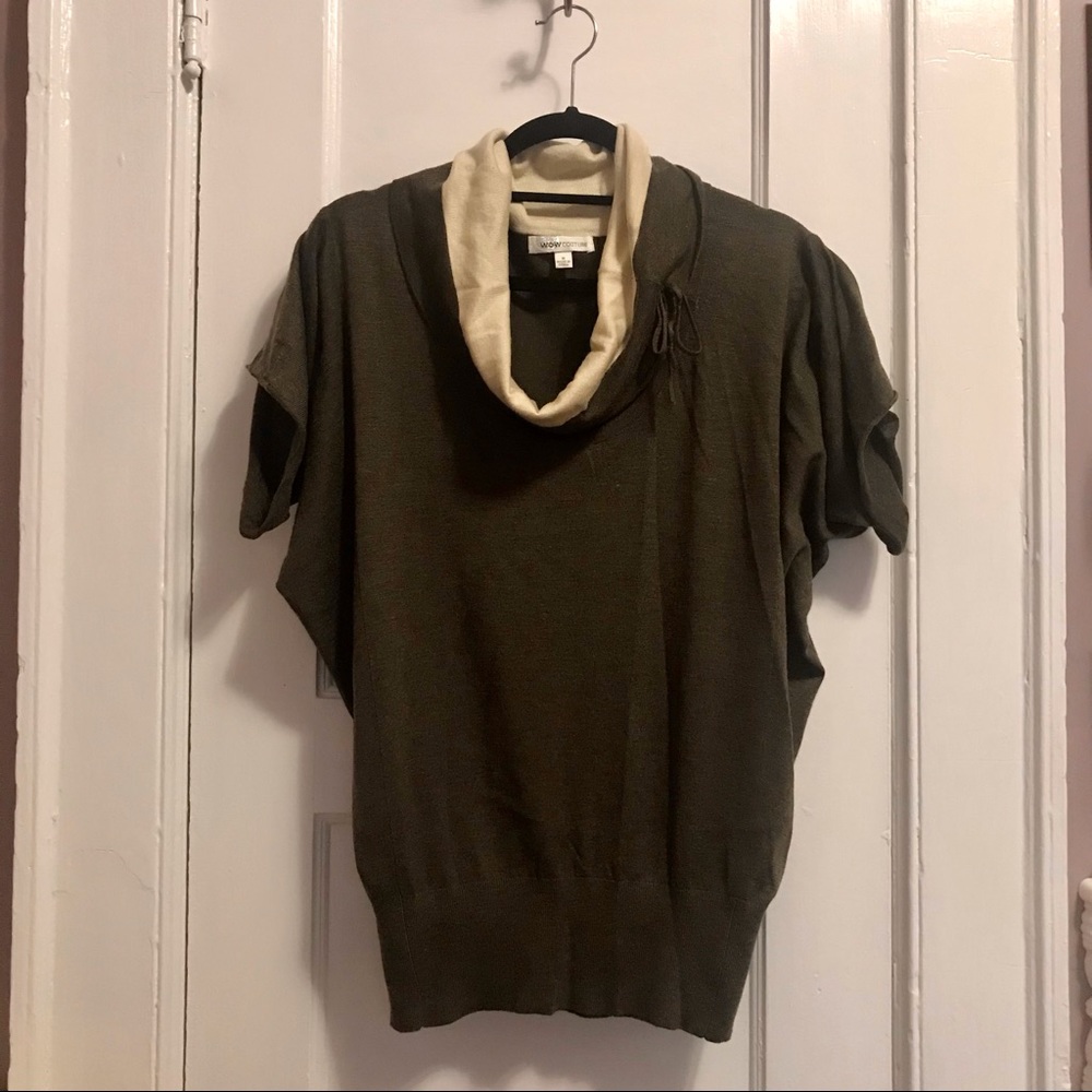 WOW Couture Brown Knit Sweater Medium